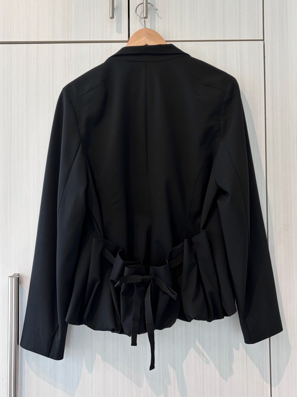 Sarah Pacini Bustle Tie Back Jacket